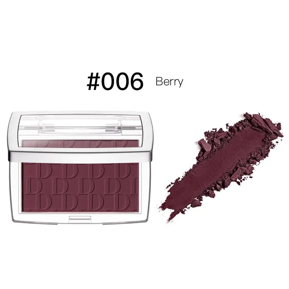 Matte Embossed Blush Palette – High-Pigment Pink & Coral Powder