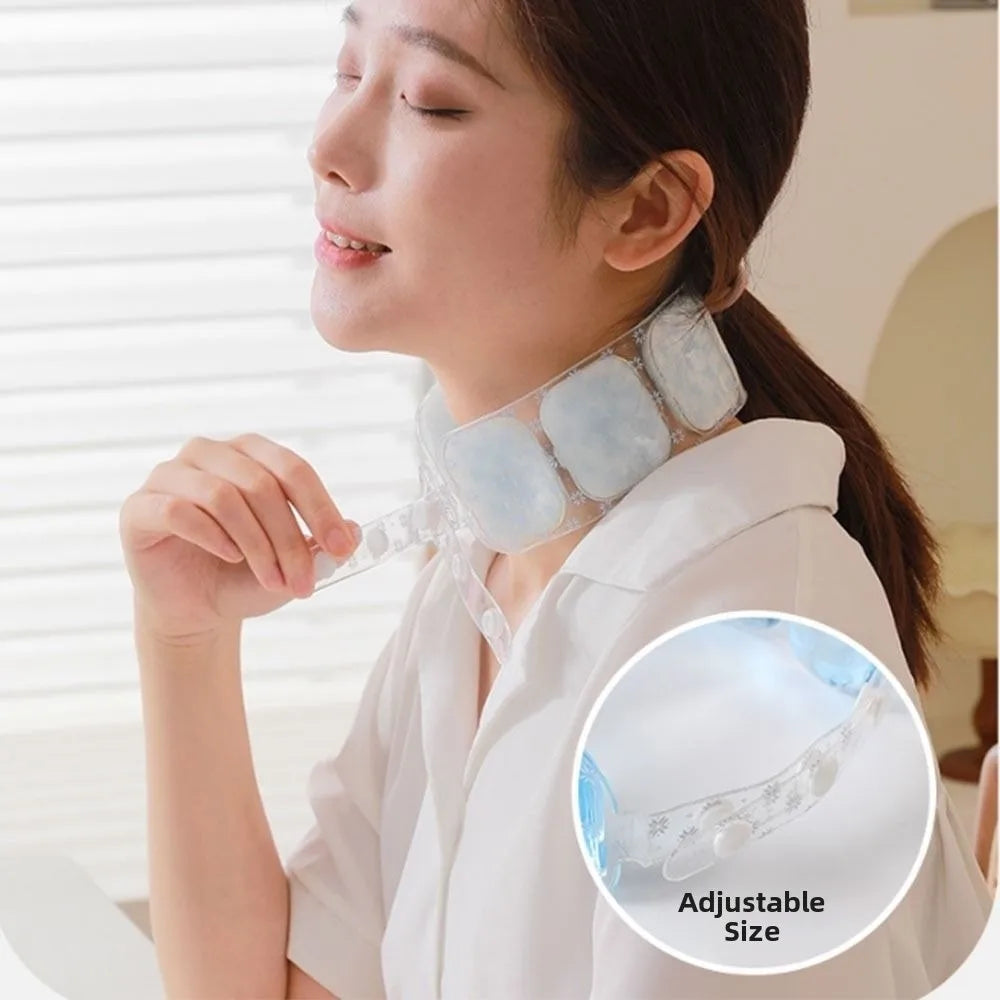 PCM Neck Cooling Wrap | Wearable Summer Cooler Collar