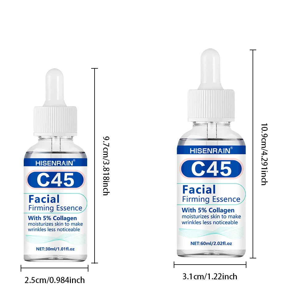 HISENRAIN Premium Anti-Aging Facial Serum with Hyaluronic Acid & Vitamin C - Brightening, Hydrating, Wrinkle Reduction. Peaceful Pleasures Health and Wellness