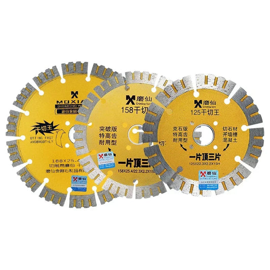 Diamond Saw Blade 125 158 188mm Dry Cutting Disc For Marble Concrete Porcelain Tiles Granite Quartz Stone Concrete Cutting Discs Peaceful Pleasures Health and Wellness 188mm