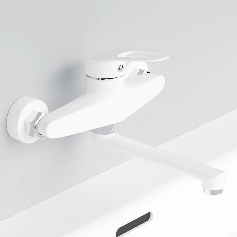 Wall Mount Single Handle Kitchen Mixer Faucet | Hot & Cold Tap