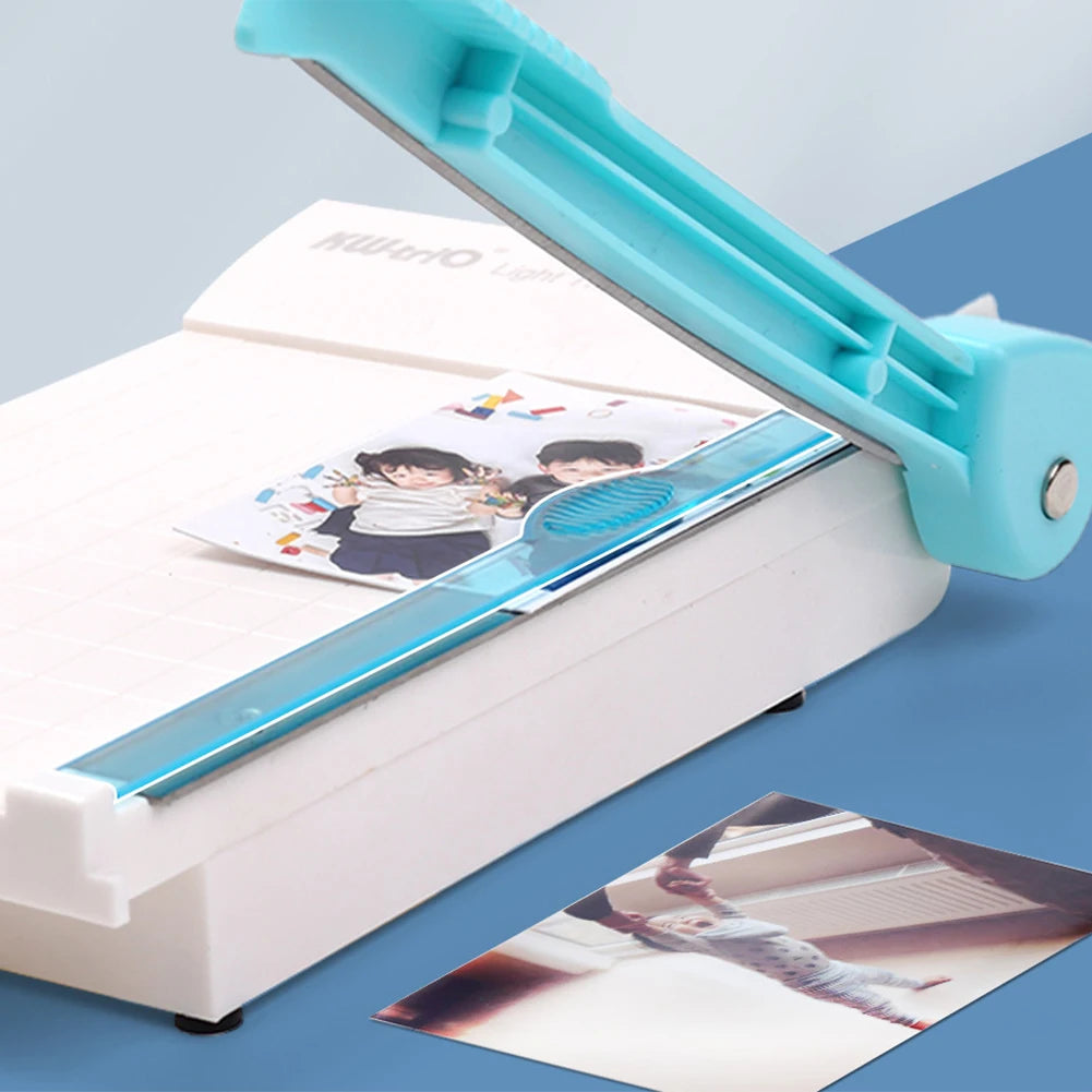 Portable Paper Cutter Multi-Purpose Non Slip Guillotine Paper Trimmer 160mm Cut Width Paper Cutters For Craft Paper Photos Cards Peaceful Pleasures Health and Wellness