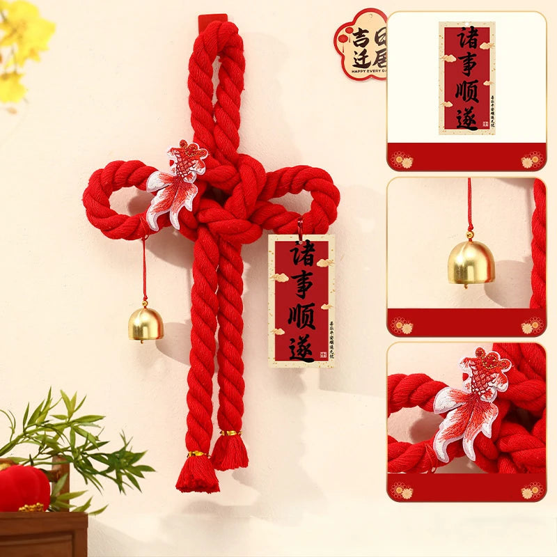 2026 Year of the Horse Chinese Knot Door Hanging | New Year Decor