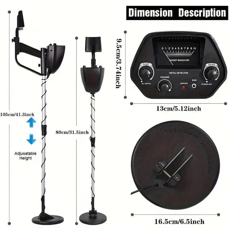 Underground Metal Detector MD-4030 Treasure Hunter Gold Circuit Metales HOT SALE Detecting Gold, Coin, Treasure Hunting Peaceful Pleasures Health and Wellness