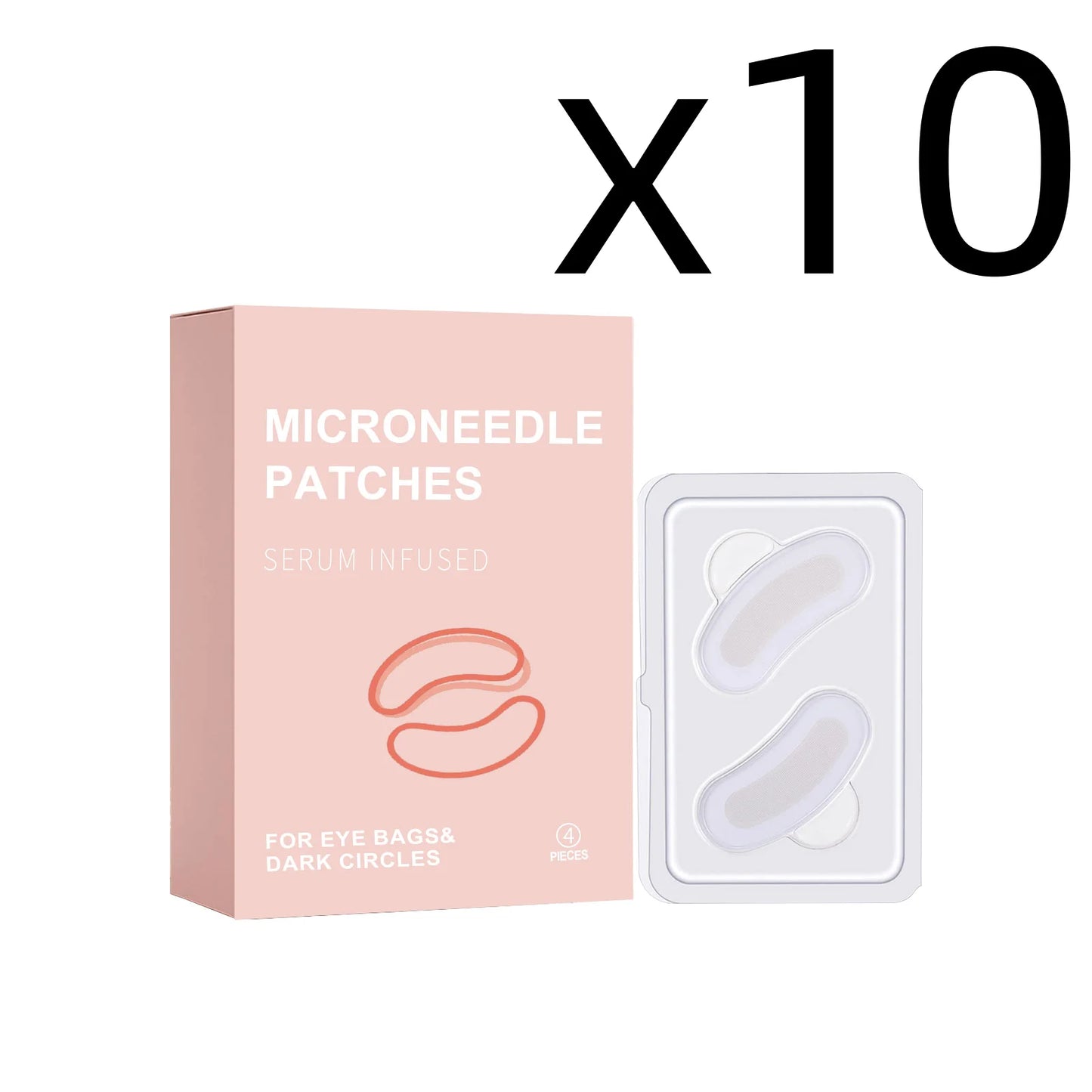 Retinol Eye Care Patches Firming Eye Bags Relief Puffiness Reduce Dark Circle Repair Skin Elasticity Portable Eye Soothe Sticker Peaceful Pleasures Health and Wellness 4pcs Boxed X 10PCS