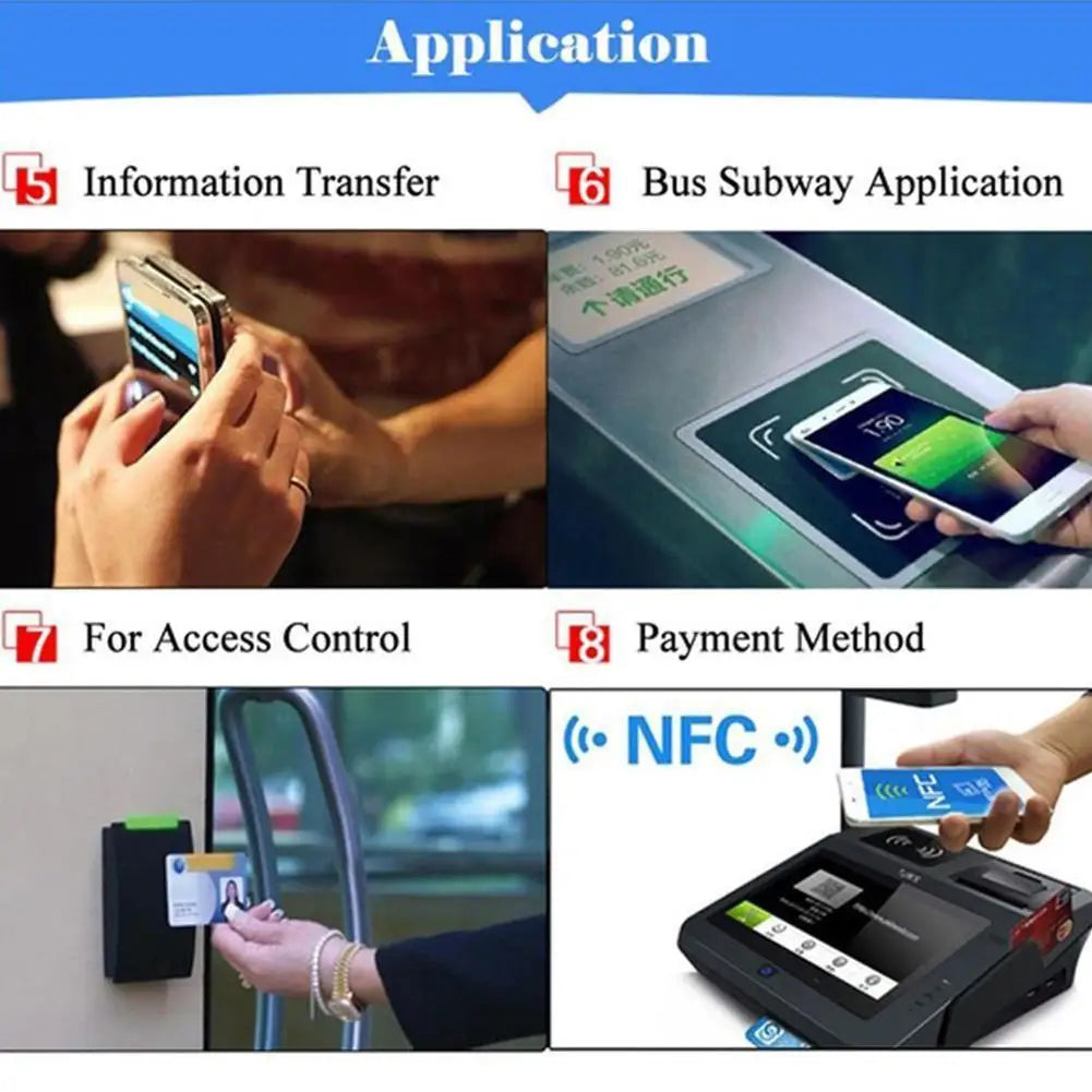 10-Pack NTAG213 NFC Tag Stickers – All NFC Smartphones
