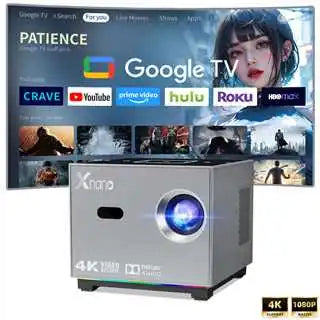 Xnano X3 Smart Projector 720P 4K Android 11 WiFi 6 Home Theater