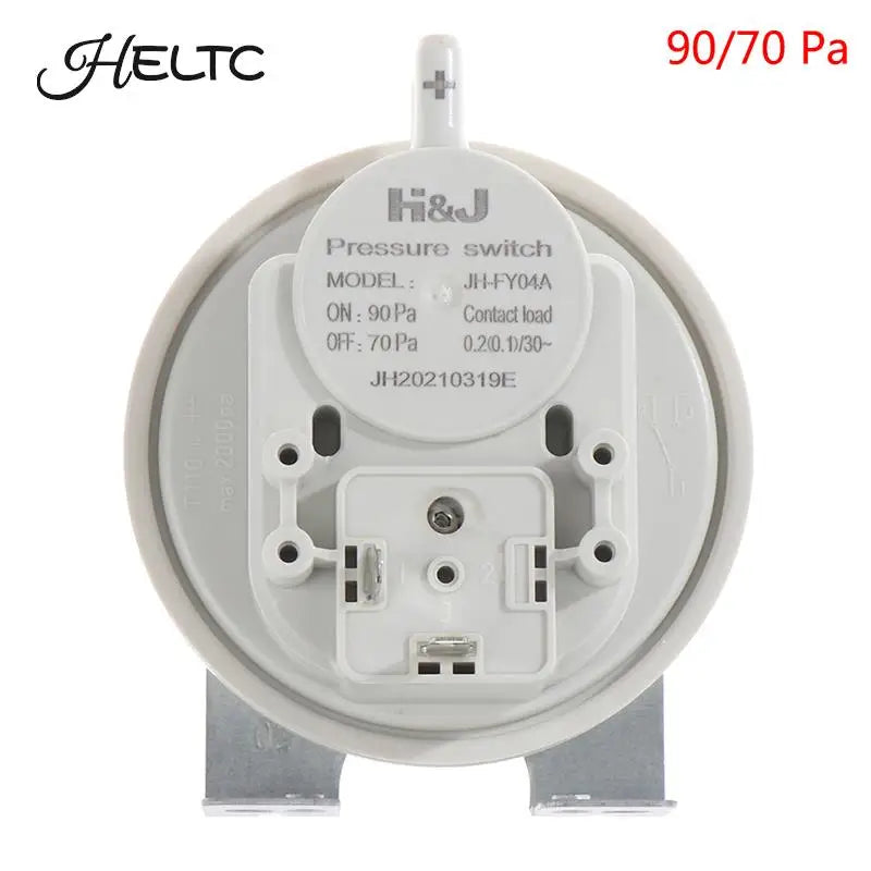 Wind Pressure Switch 40–140Pa + 30cm Hose | Gas Water Heater Appliance Replacement Part Peaceful Pleasures Health and Wellness 90Pa