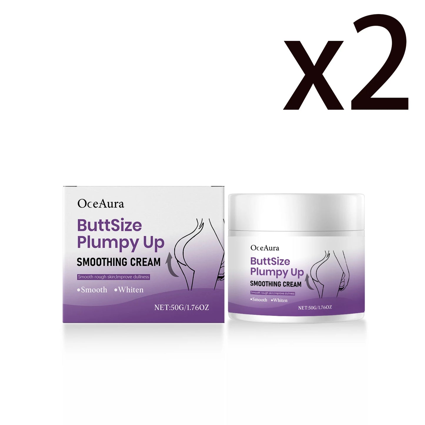 OceAura Buttock Firming Lifting Smoothing Cream 50g | Body Lotion