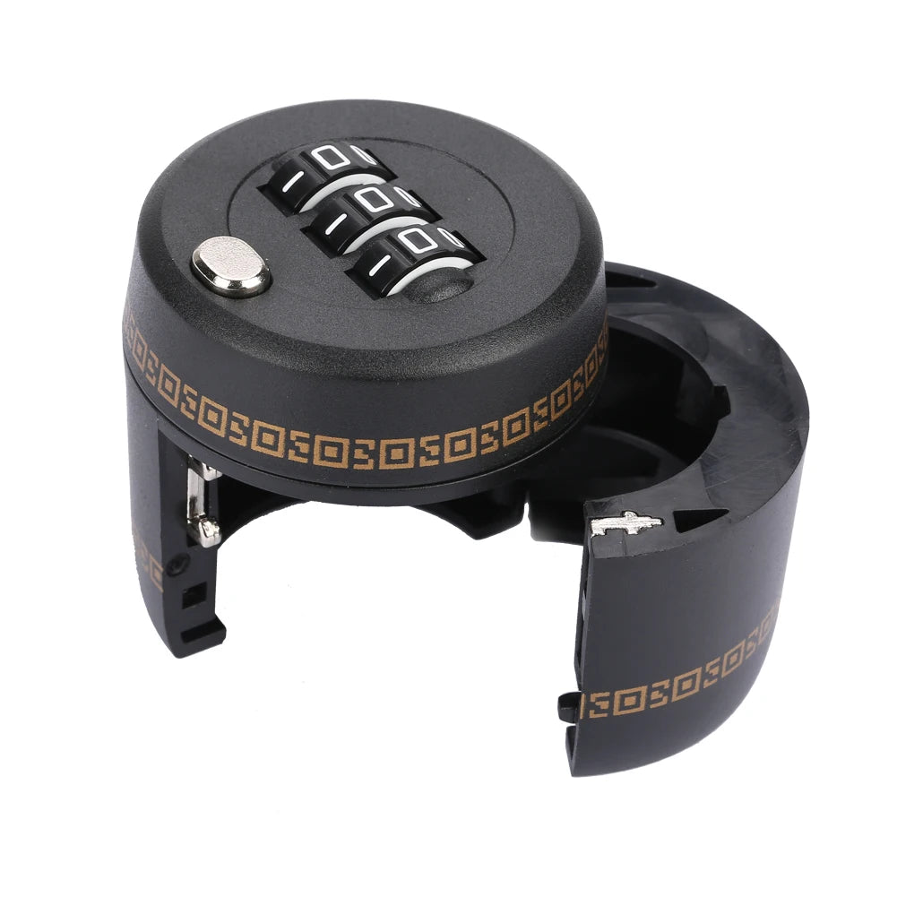 ABS and Zinc Alloy 1.7*1.8in Practical High Security Password Lock Lightweight Wine Password Lock for Home Restaurant Bar Peaceful Pleasures Health and Wellness