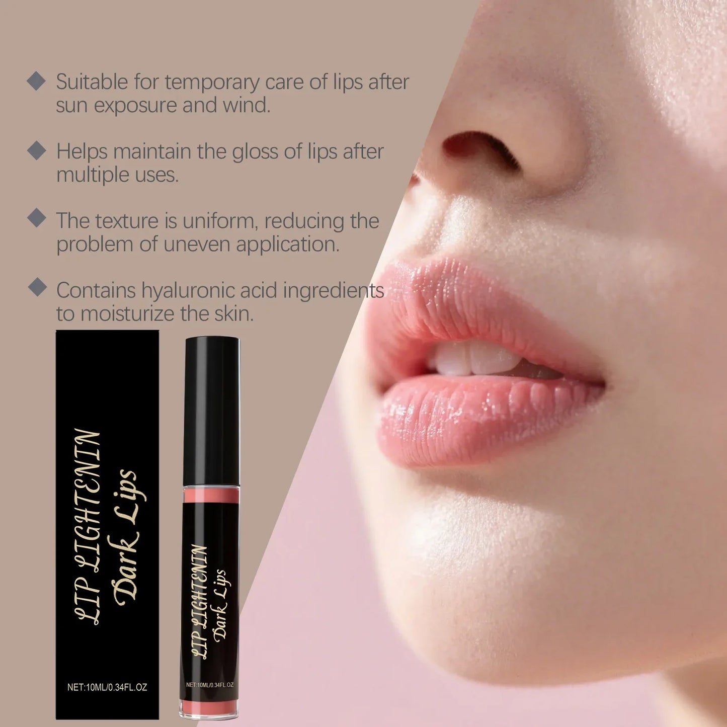 Hoygi Lip Lightening Oil – Vitamin E & Ceramide Lip Gloss