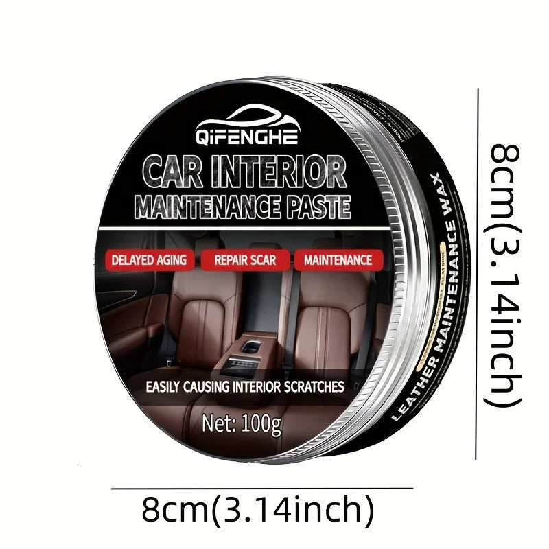 Car Interior Leather & Plastic Polishing Wax | Seat Renovator