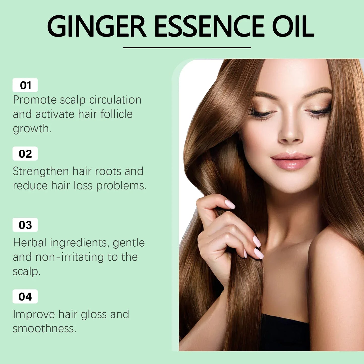 HOEGOA Ginger Shampoo – Oil Control, Dandruff & Hair Growth