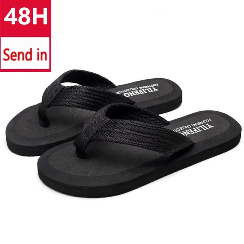 Men's Non-Slip EVA Flip Flops – Beach & Indoor Slippers