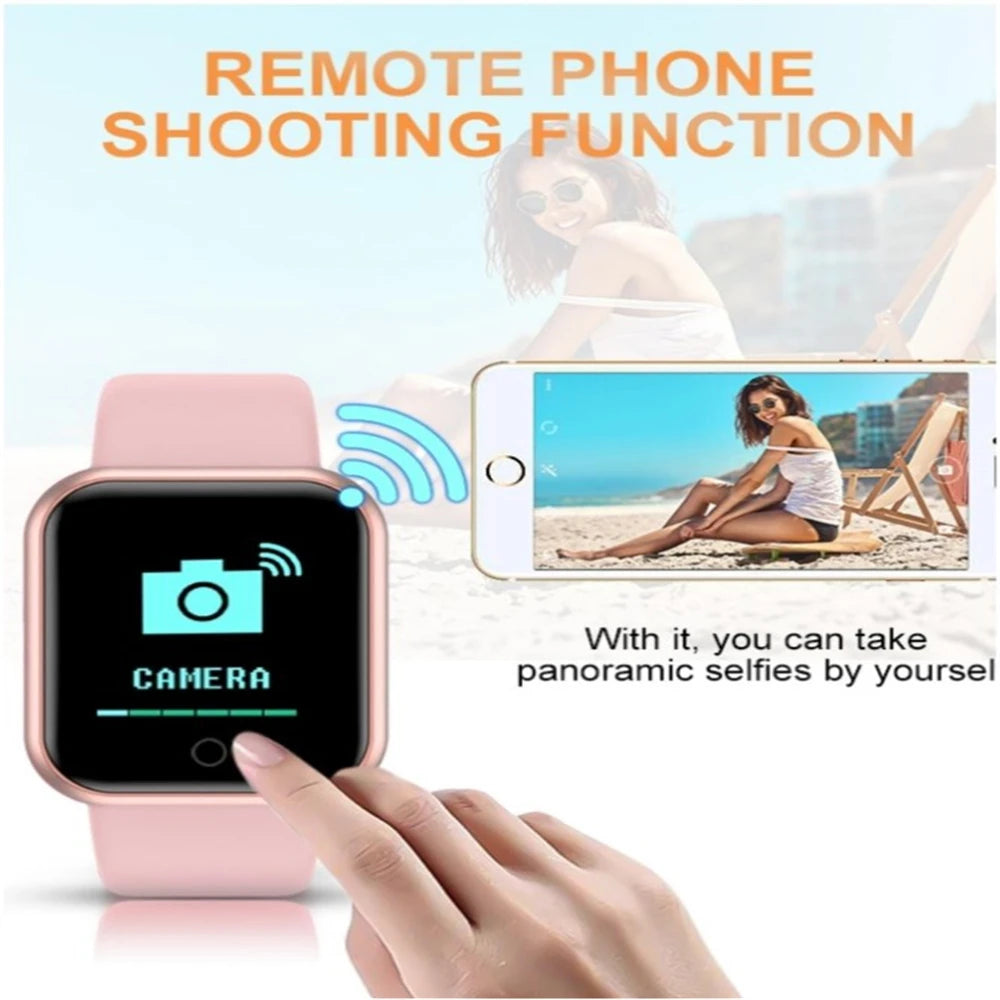 Bluetooth Fitness Smart Watch – Heart Rate & Sleep Tracker