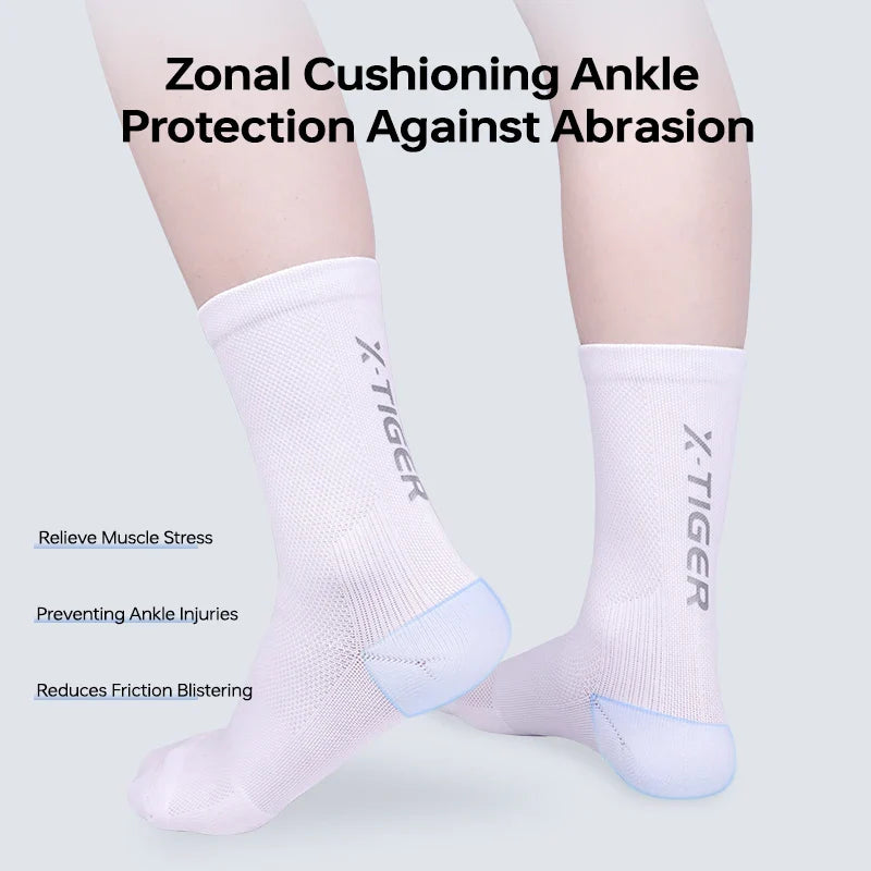 X-Tiger Reflective Cycling Socks – Breathable & Non-Slip