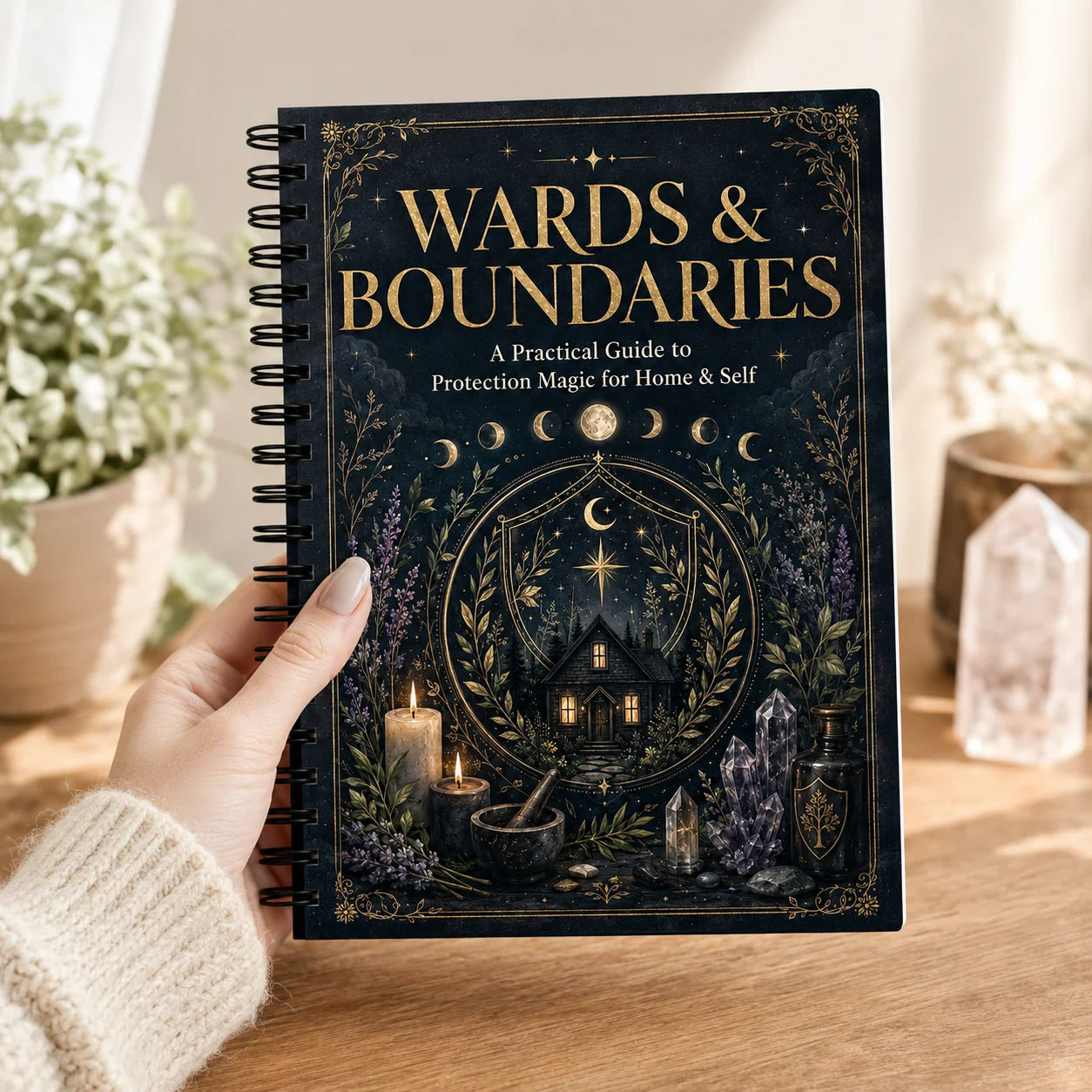 Wards Boundaries A5 Spiral Protection Magic Guide Home Self Ritual