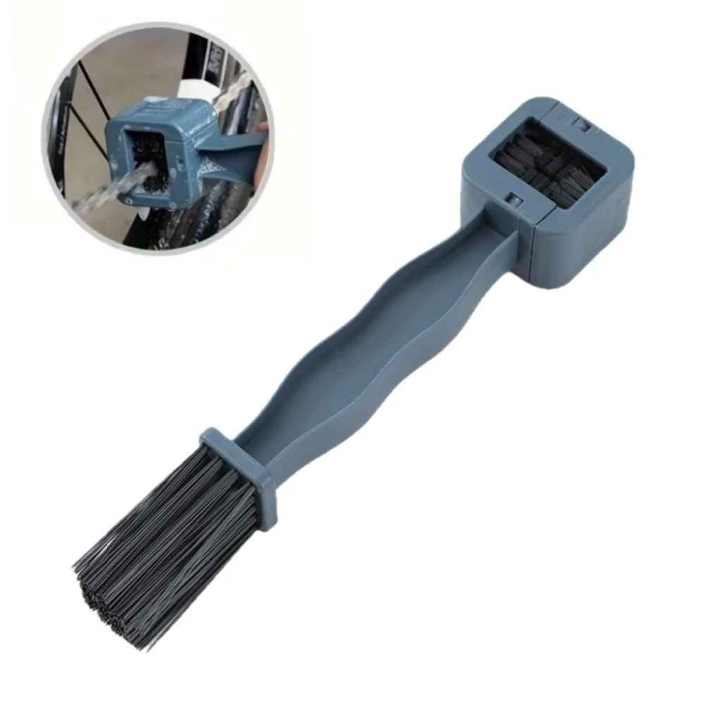 Pro Bike Chain Cleaning Brush - 3-Sided Bicycle Gear Scrubber Tool for MTB, Road & Hybrid - Efficient Drivetrain Maintenance Peaceful Pleasures Health and Wellness Default Title