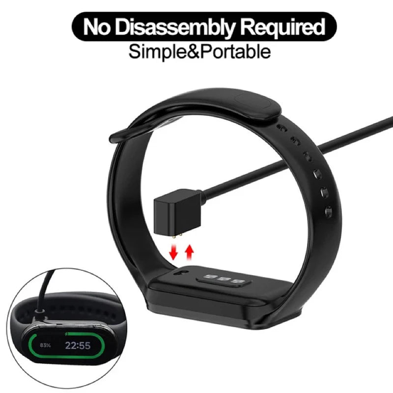 USB Charger for Xiaomi Mi Band 8 – Fast Charging Dock Peaceful Pleasures Health and Wellness