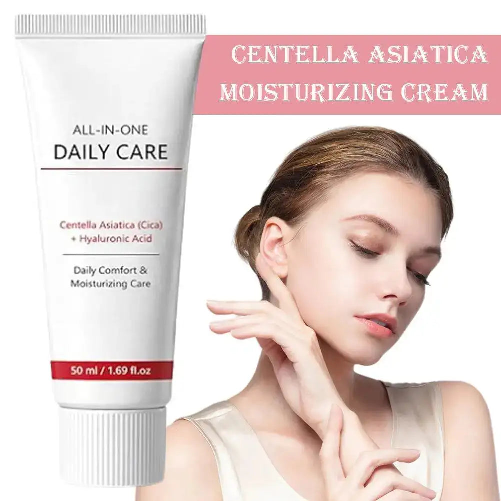 Centella Soothing Cream Face Moisturiser With Centella Asiatica, Fast-Absorbing & Nourishing Hydrating Face Cream Skin Care 50ml Peaceful Pleasures Health and Wellness