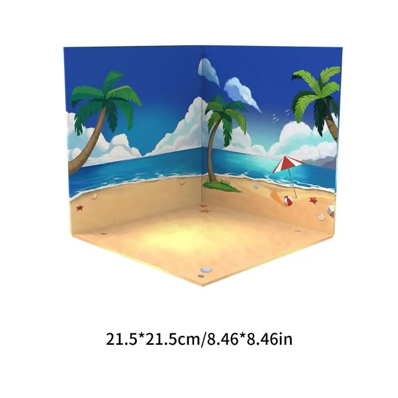 Japanese Style Collapsible Display Board for Action Figures