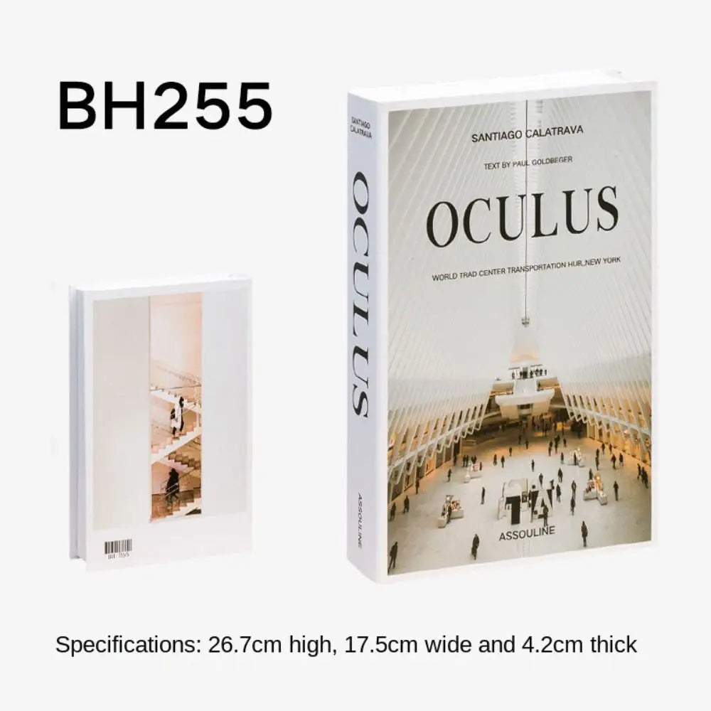 Fashion Fake Books Ornament Simple Shooting Props Decorative Imitation Book Coffee Table Decoration Home Decor Peaceful Pleasures Health and Wellness BH-255