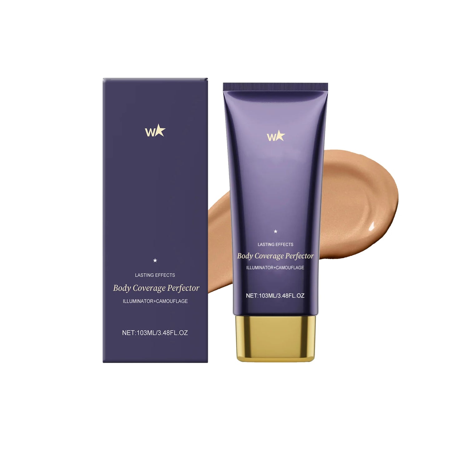 Body Coverage Perfector Long Lasting Waterproof Sweatproof Flawless Body Makeup Scars Spots Veins Tattoos Nourish Body Concealer Peaceful Pleasures Health and Wellness Golden Radiance
