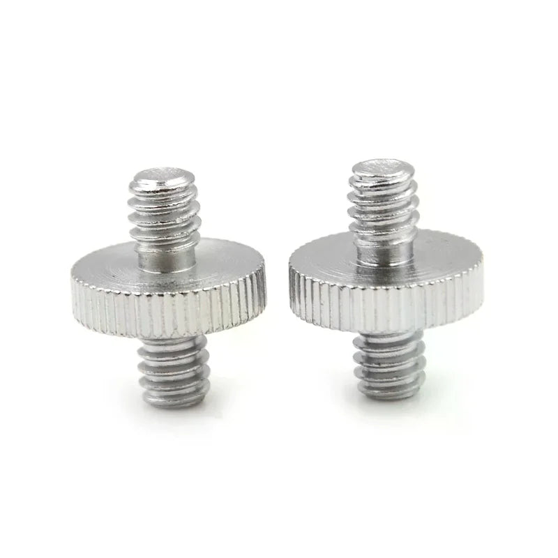 1/4-20 Male to Male Screw Adapter for Camera & Tripod – 2 Pack