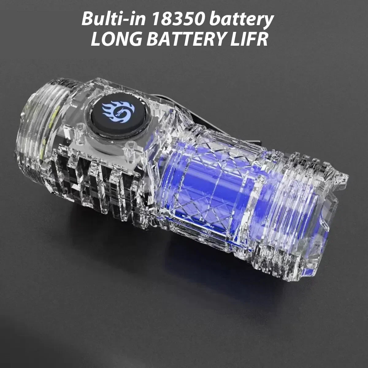 ESMARTER Mini 3-LED Flashlight | Type-C, 800 Lumen, 5 Modes