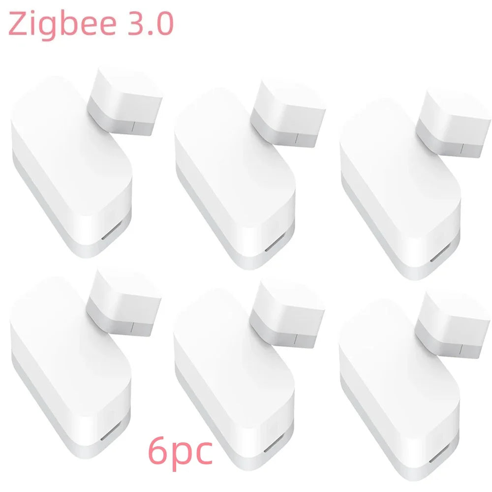 Aqara E1 Door Window Sensor Zigbee 3.0 Smart Mini Door Sensors Wireless Connection Work With Xiaomi Mi Home APP HomeKit Peaceful Pleasures Health and Wellness 6 pcs E1 Door Sensor