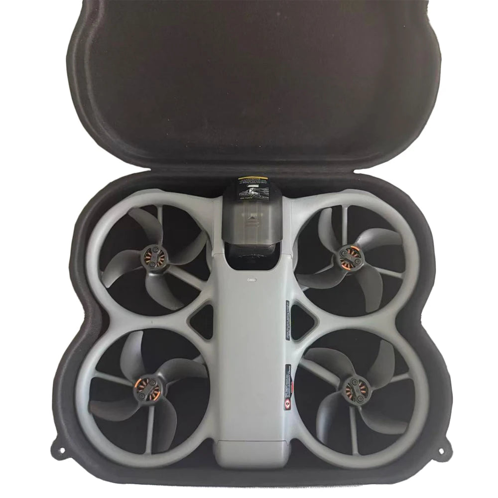 Ultra-Compact Design For DJI Avata 360 Hard Case Oxford Fabric Shell Hook And Loop Closure Custom Fit With 2 Holes For DIY Strap Peaceful Pleasures Health and Wellness