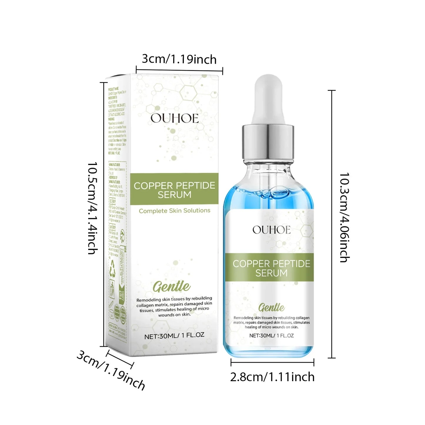 Blue Copper Peptide Face Serum – Anti-Aging, Firming & Bright