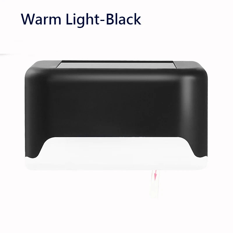 Solar Fence Lights Outdoor Waterproof LED Railing Lamp 1–12 Pack