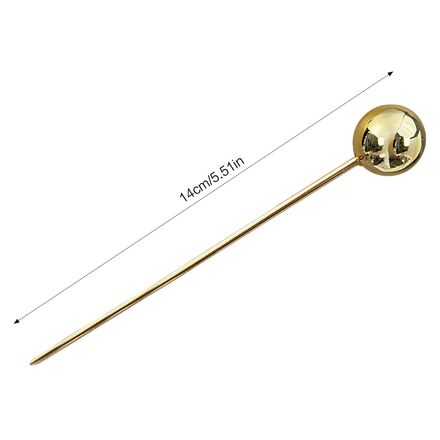 Metal Hairpin with Geometric Sphere Design for Women Durable and Stylish Alloy Hair Accessory Peaceful Pleasures Health and Wellness