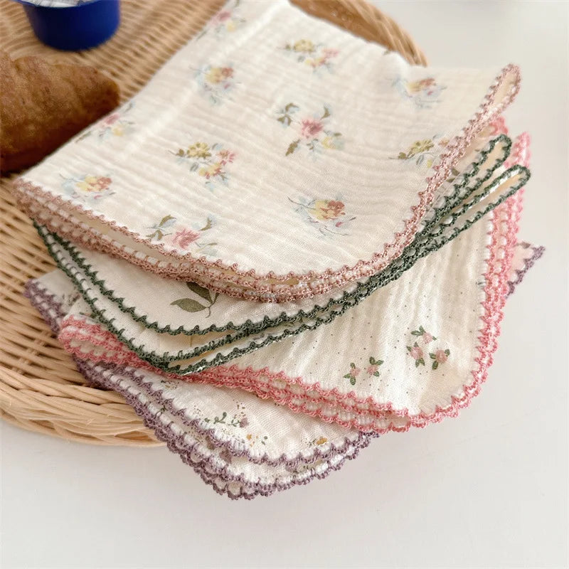 Baby Washcloths 4-Pack | Soft Cotton Gauze Newborn Towels