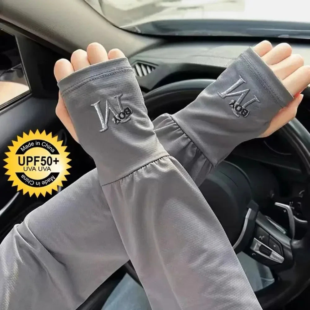 Men's UV Protection Ice Arm Sleeves | Cycling & Outdoor UV Arm Sleeves Peaceful Pleasures Health and Wellness