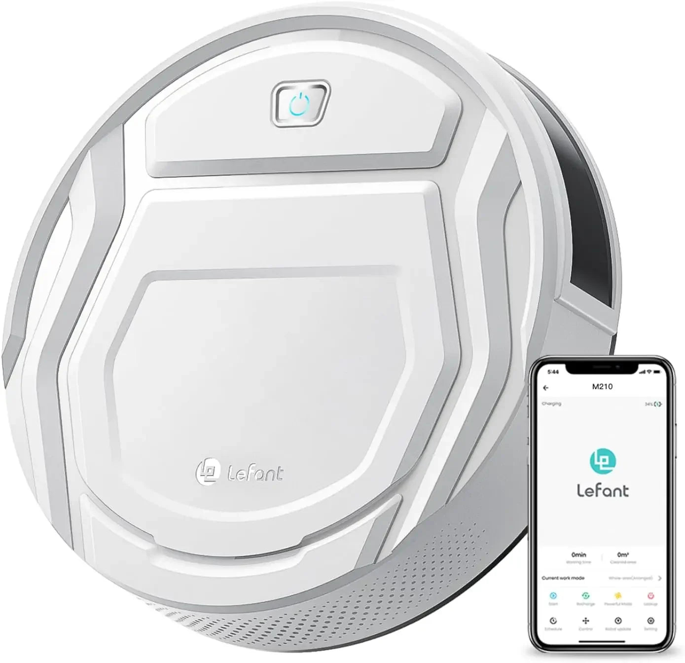Slim Robot Vacuum, 120 Min Runtime, Strong Suction, Low Noise, Wi-Fi/Alexa Control for Pet Hair & Hard Floors Peaceful Pleasures Health and Wellness United States