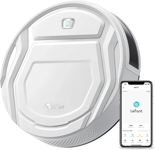 Slim Robot Vacuum, 120 Min Runtime, Strong Suction, Low Noise, Wi-Fi/Alexa Control for Pet Hair & Hard Floors Peaceful Pleasures Health and Wellness United States