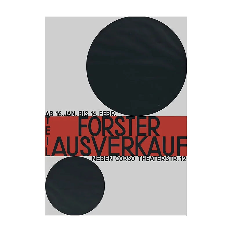 Bauhaus Exhibition Chair Canvas Print | Modern Wall Art Décor