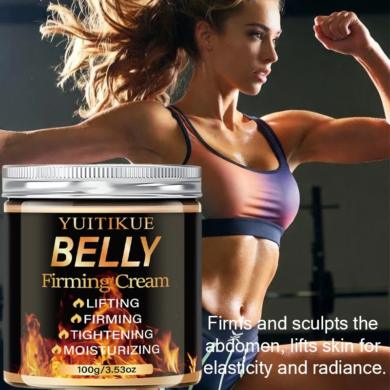 Yuitikue Belly Firming Cream, 100g Lifting Tightening Moisturizing Cream for Belly Firming & Skin Toning Peaceful Pleasures Health and Wellness