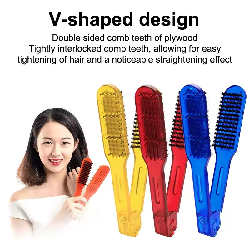 2-in-1 Ceramic Hair Straightener Comb & Styling Brush Hair Styling Brush Peaceful Pleasures Health and Wellness