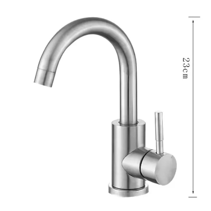 Black Nickel Basin Faucet | Single Handle 360° Swivel Mixer Tap