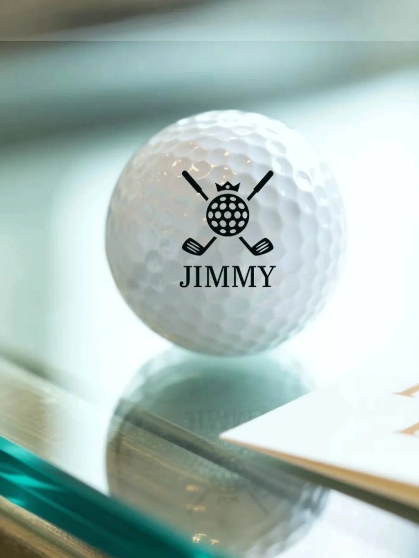 Custom Text Golf Balls Personalized Golf Ball Set 1 2 6 Pack Gift for Dad Boyfriend Golf Lover Birthday Fathers Day Gift Peaceful Pleasures Health and Wellness