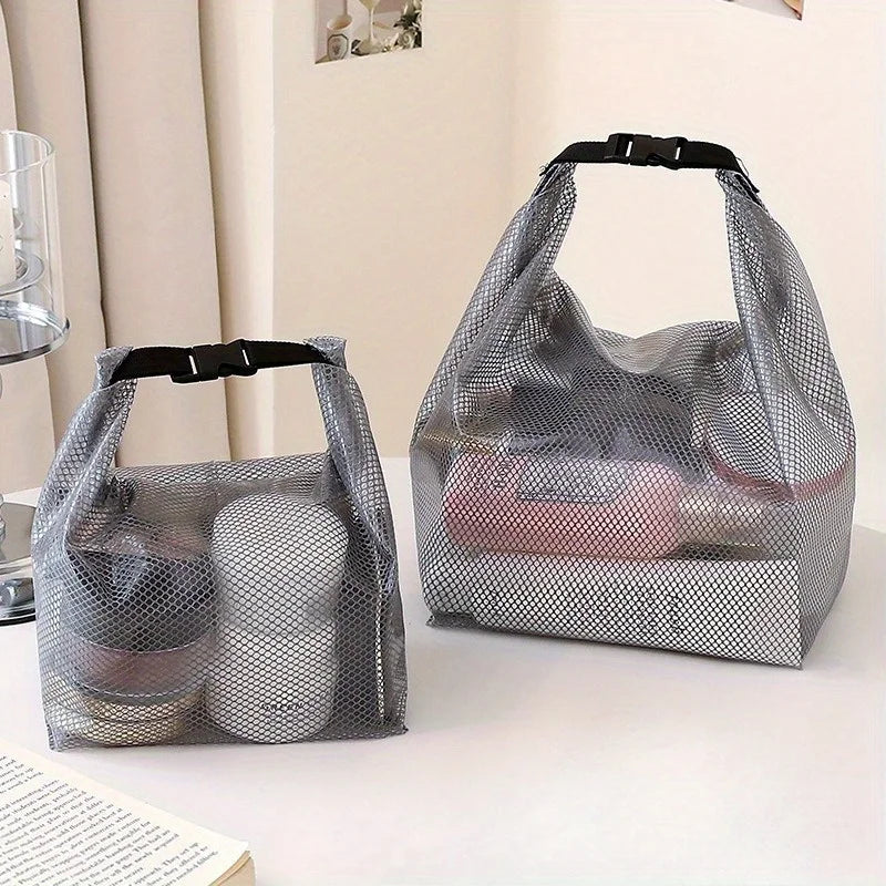Waterproof Drawstring Bag – Gym, Swim & Toiletry Pouch