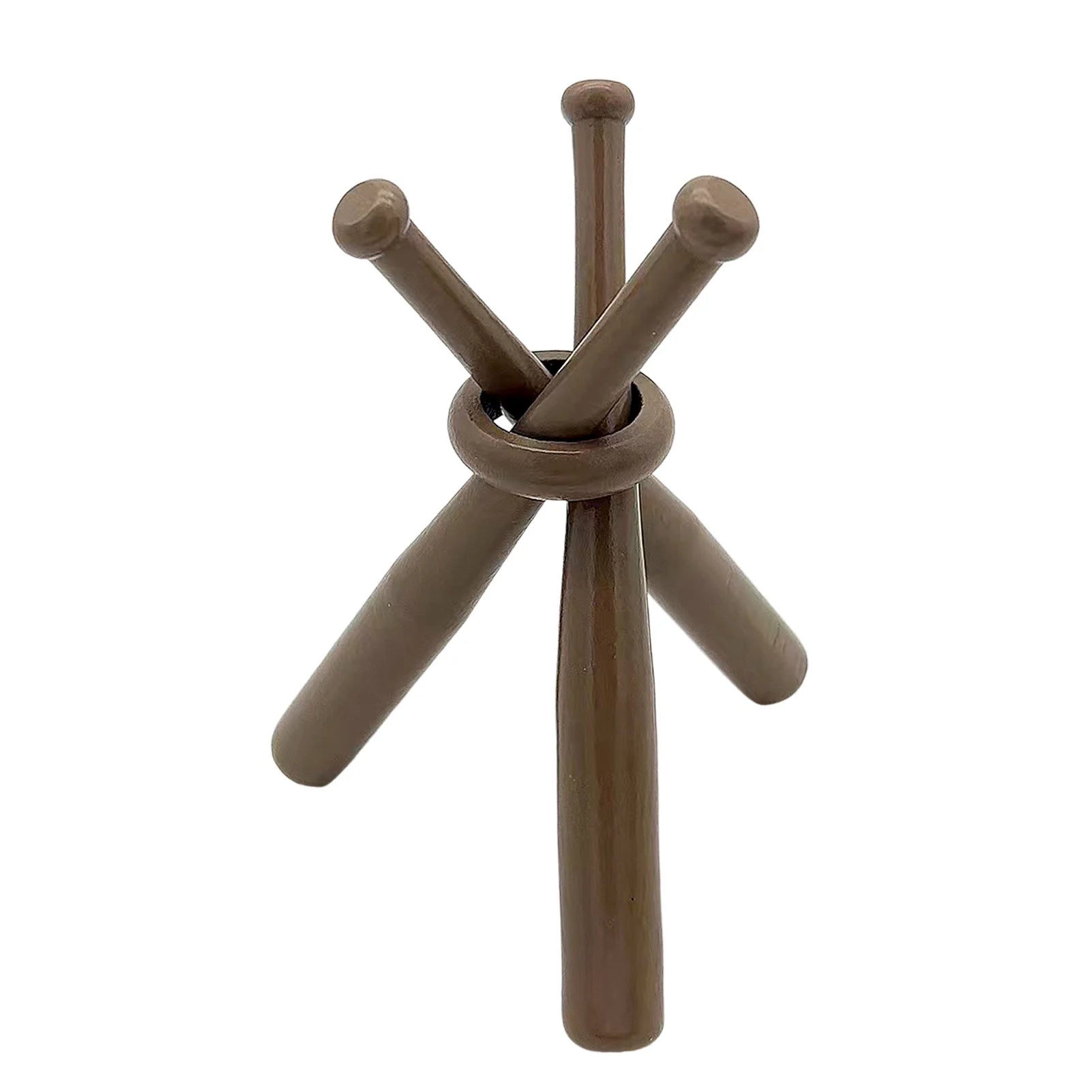 Wooden Softball Stand Display Sports Party Favors DIY Craft Creative Decoration Suitable for Spheres/ Golf/ Softball Peaceful Pleasures Health and Wellness Chocolate