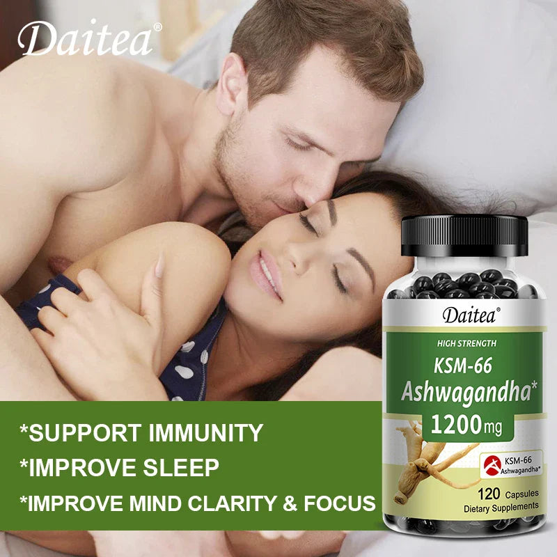 KSM-66 Ashwagandha 1200mg – Stress, Sleep & Mood Support
