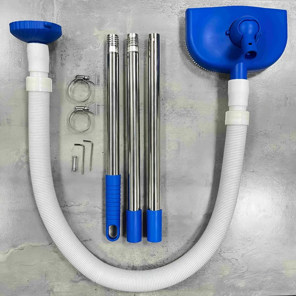 Handheld Pool Vacuum Cleaner – Automatic Suction, 4 Lengths