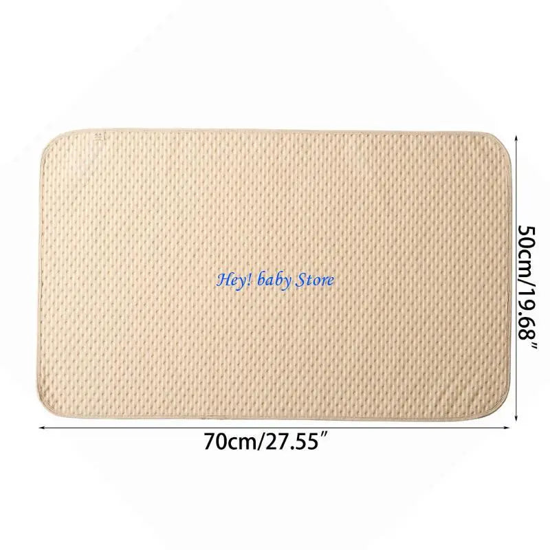 Foldable Baby Diaper Changing Pad – Washable Cotton Mat