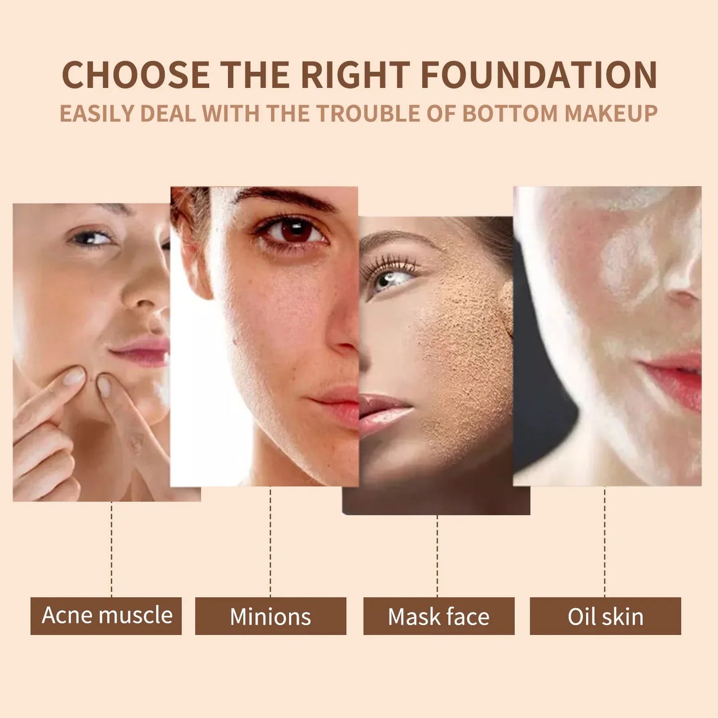 Jaysuing Mushroom Air Cushion Concealer – Oil Control & Coverage