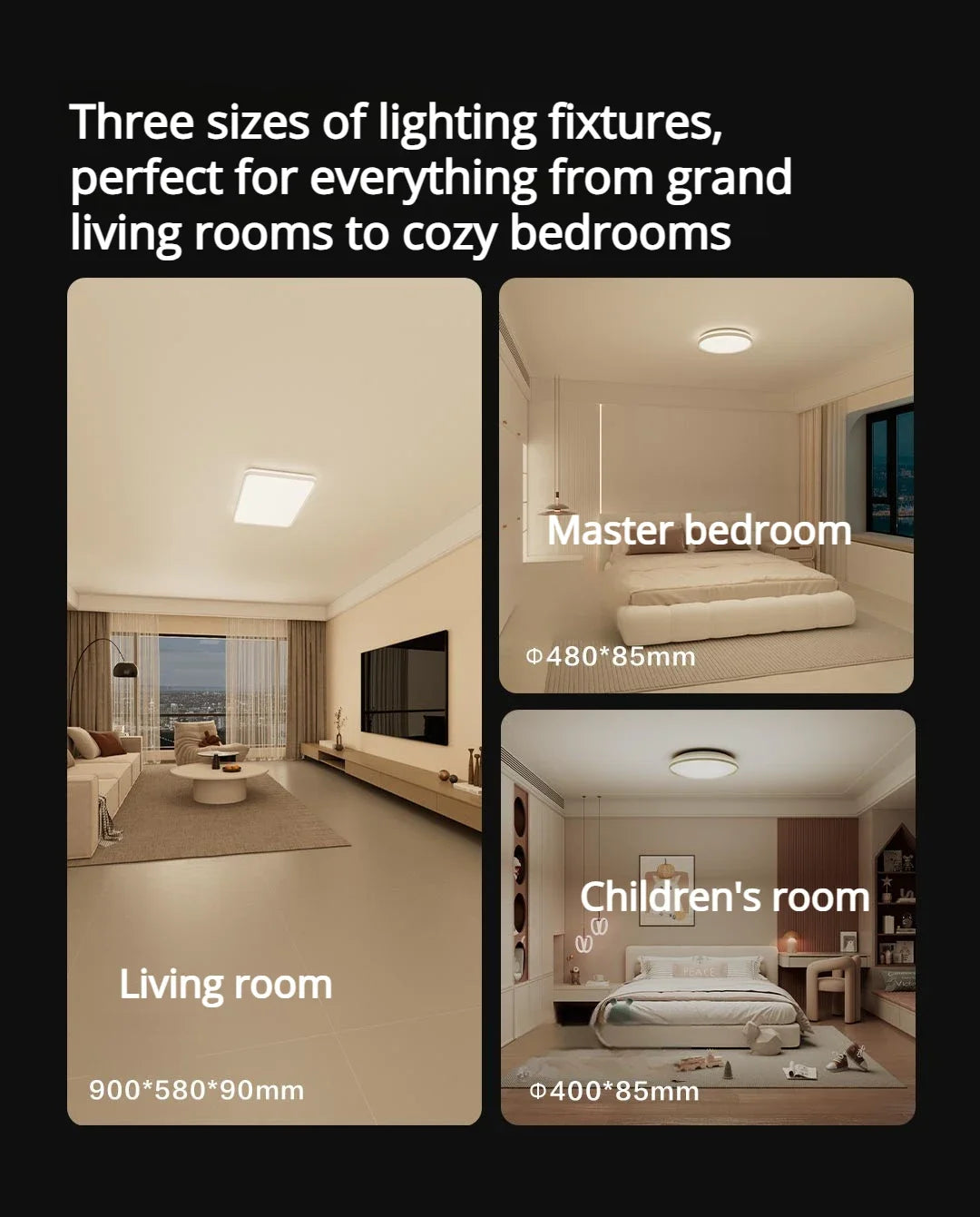 Aqara D1 Ceiling Light Non-smart Color Temperature Bedroom Led Lamp Night Light Full-spectrum Eye-protecting living Room Light Peaceful Pleasures Health and Wellness